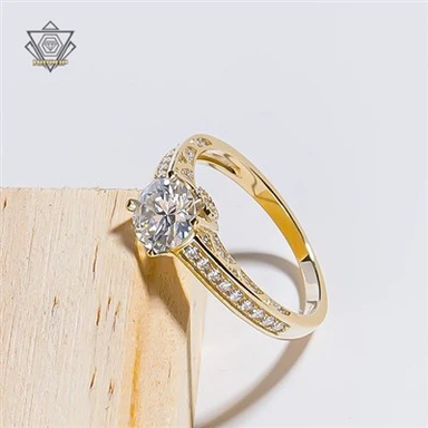 Cincin Engement Emas 14k